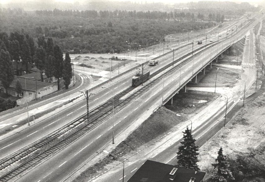 Skrzyżowanie Hetmańskiej z Dolną Wildą - sierpień 1979....