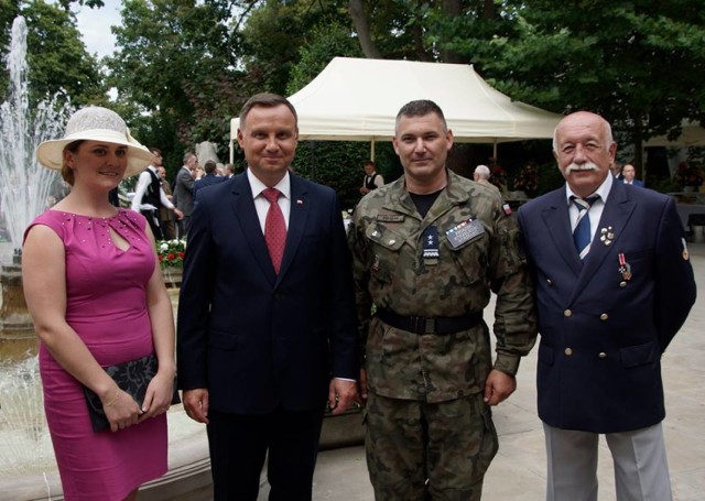 Kaliszanie na obchodach Święta Wojska Polskiego w Warszawie