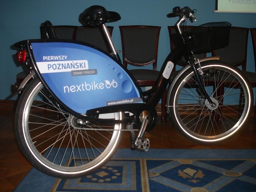 Pierwszy z poznańskich rowerów miejskich