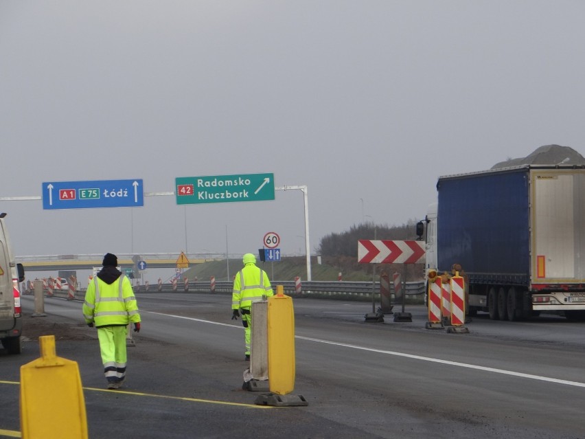 Węzeł na autostradzie A1 w Radomsku oddany do użytku