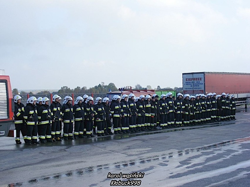 Ćwiczenia strażaków z gminy Lipie
