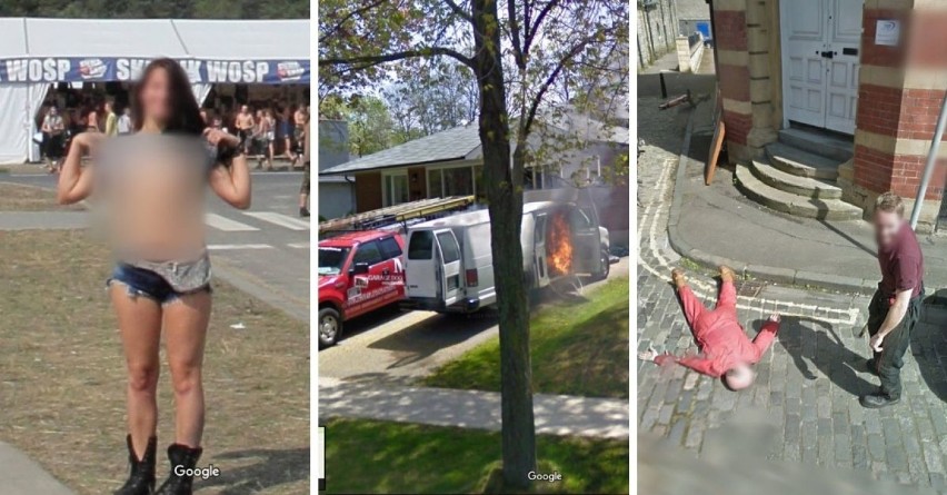 Najlepsze zdjęcia z Google Street View. Kamera widziała ciut za dużo [ZDJĘCIA] 