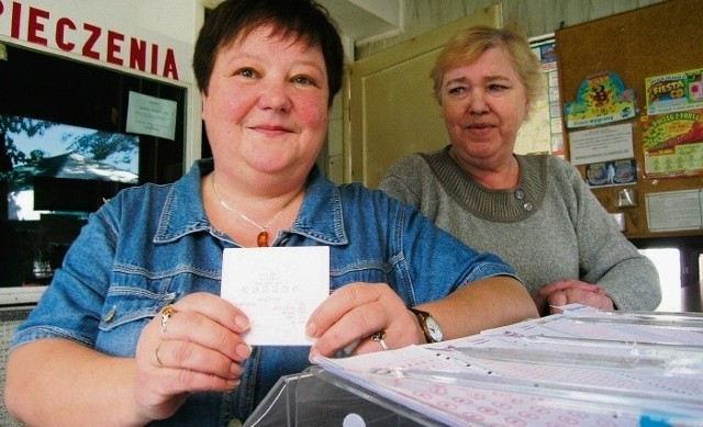Anna Jaworska i Irena Błaszkiewicz z kolektury w Cieszynie