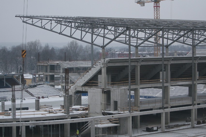 Budowa stadionu Górnika Zabrze: Mecze, koncerty i biura [ZDJĘCIA, INFOGRAFIKA]