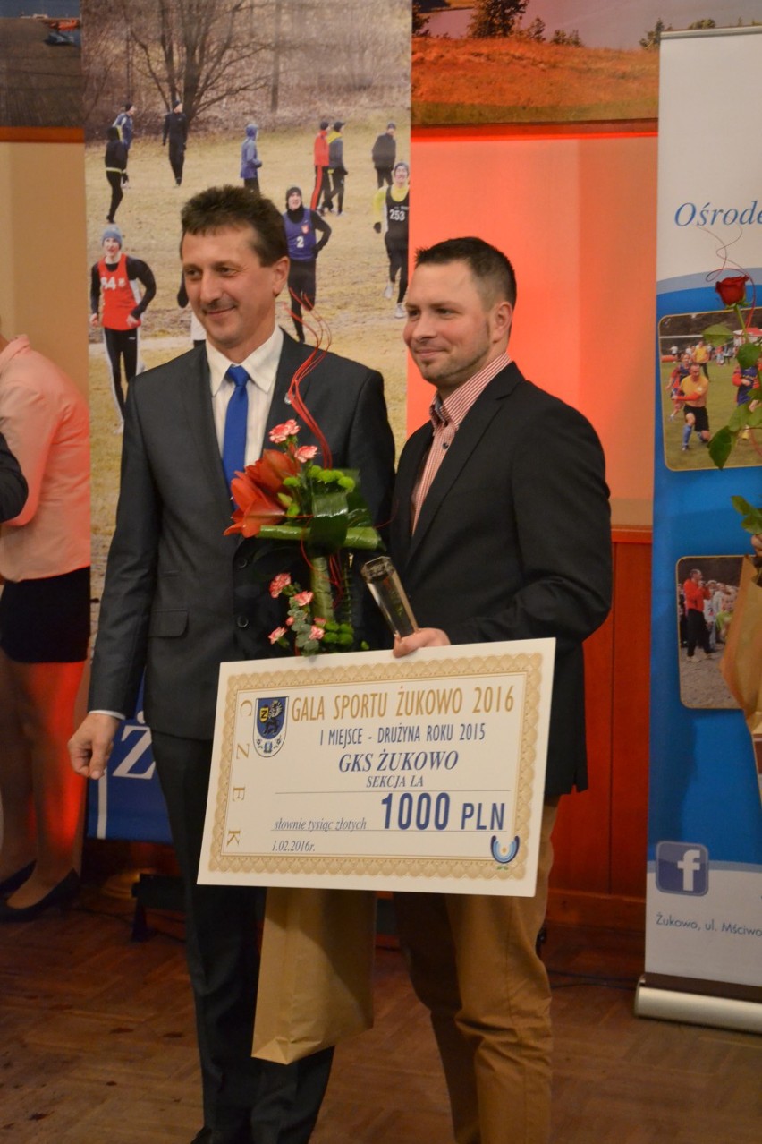 Gala sportu 2015 w Żukowie - królowa sportu nagrodzona