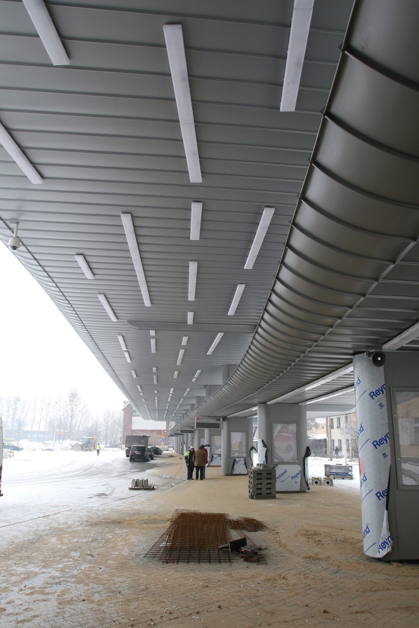 Budowa dworca autobusowego w Tarnowskich Górach [ZDJĘCIA]
