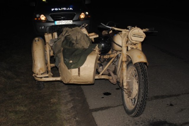 Pijani i z narkotykami jechali motocyklami Dniepr