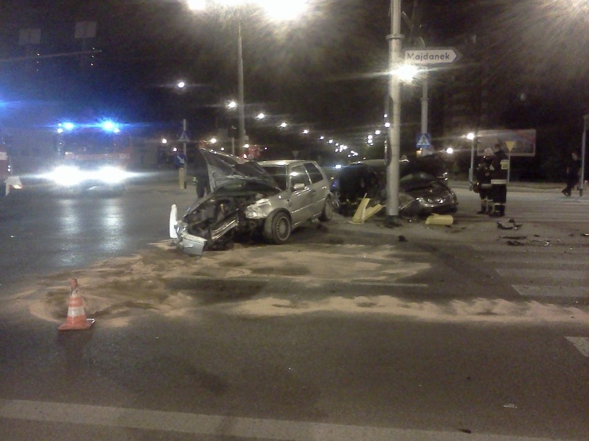 Zderzenie hondy i volkswagena na ul. Krańcowej: Jedna osoba ranna