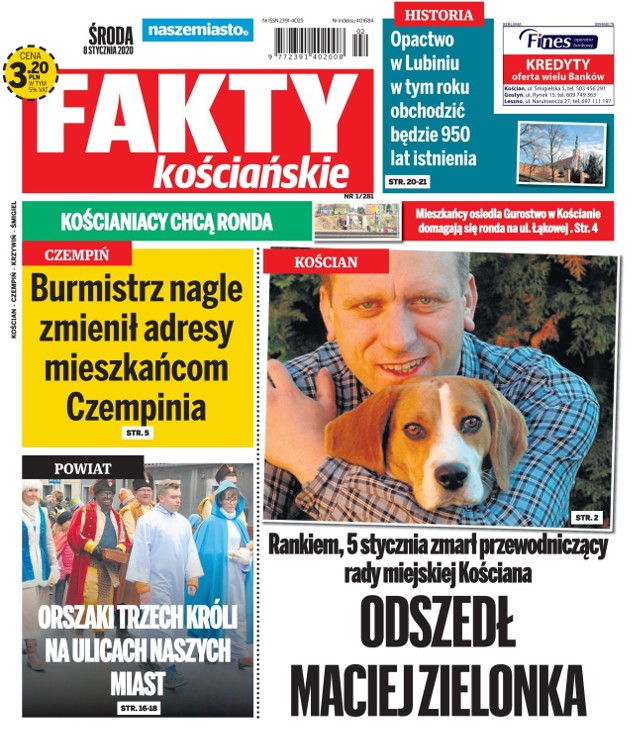 Zapraszamy do lektury nowych "Faktów Kościańskich"