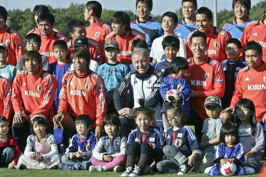 Japonia - Brazylia: Jedni się maskują, inni pokazują. Trening Japonii (ZDJĘCIA)