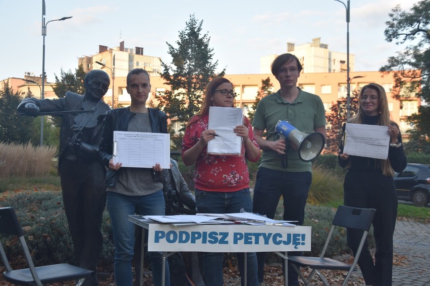 Poza Rybnikiem, zbiórki podpisów odbyły się już w Gliwicach...