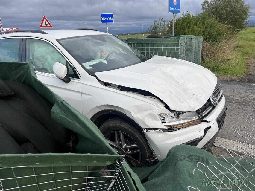 Wypadek na granicy w Chochołowie