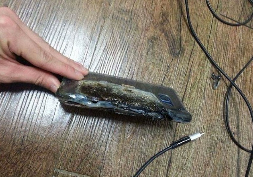 Pierwszy przypadek Samsunga Galaxy Note 7, w którym wybuchł akumulator
