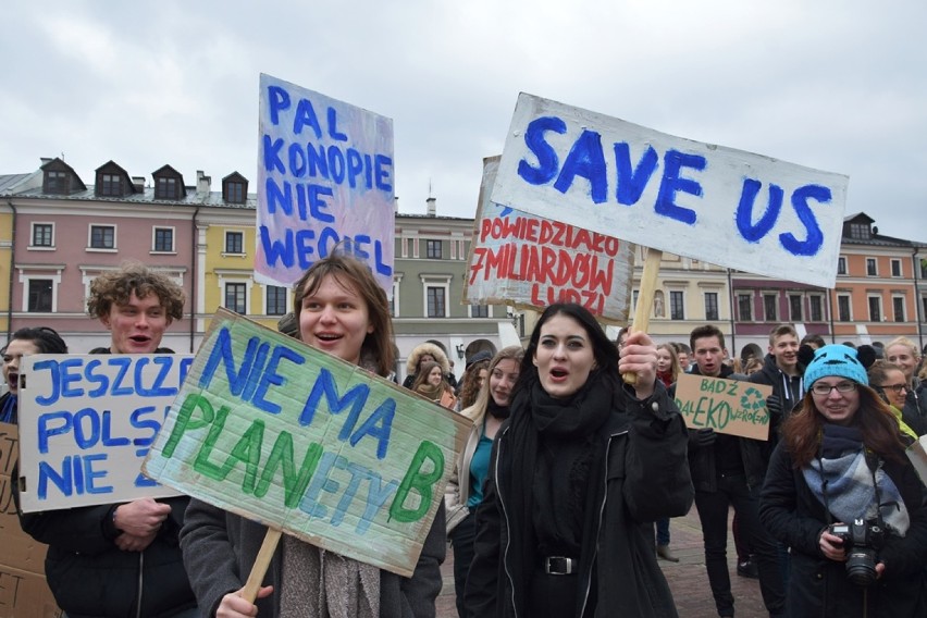 Młodzieżowy Strajk Klimatyczny w Zamościu. Tak protestuje...