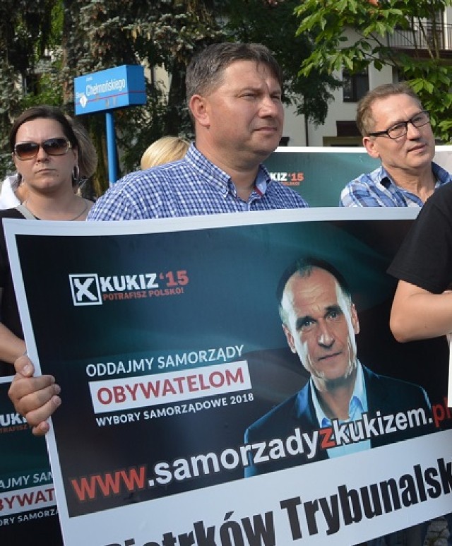 Dziś, 29 czerwca 2017, działacze ugrupowania Kukiz'15 rozpoczęli w Piotrkowie kampanię przed wyborami samorządowymi w 2018