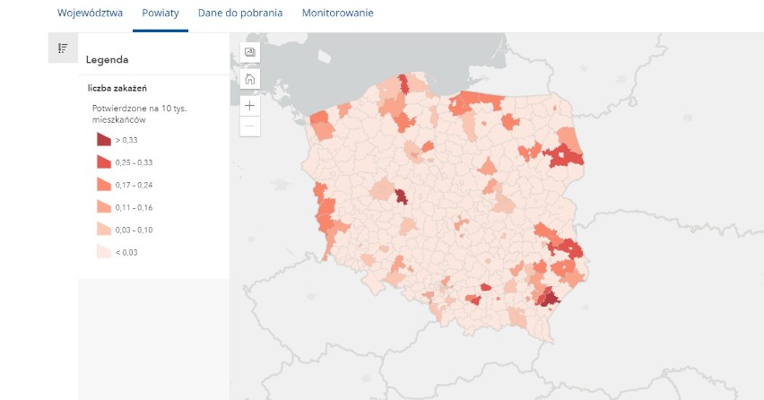 Koronawirus. Małopolska z największą liczbą zakażeń w kraju - 24, najwięcej w Krakowie. Małopolska zach. jedno zakażenie - w oświęcimskim