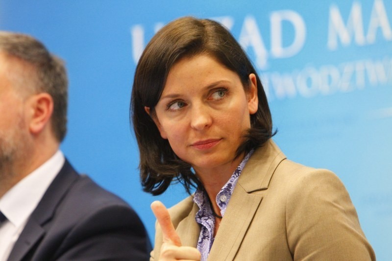 Minister Joanna Mucha w Poznaniu