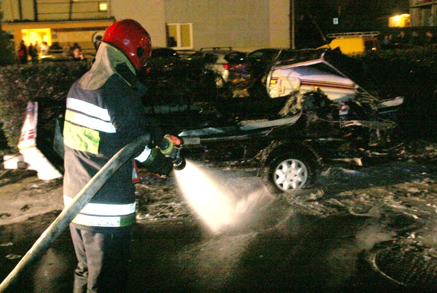 Ujęty podpalacz przyczepy campingowej na ul. Malczewskiego 