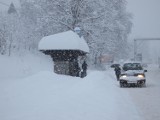 Podhale: śnieżny atak zimy, wypadek starosty [ZDJĘCIA]