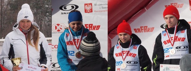 Zawodnicy MULKS Tomaszów Lubelski, którzy uplasowali się w pierwszych trójkach klasyfikacji indywidualnej Biegu na Igrzyska 2013 w swoich kategoriach wiekowych