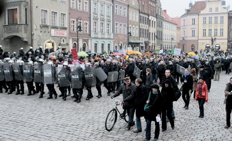 Podczas Marszów Równości w Poznaniu co roku w mobilizacji są...