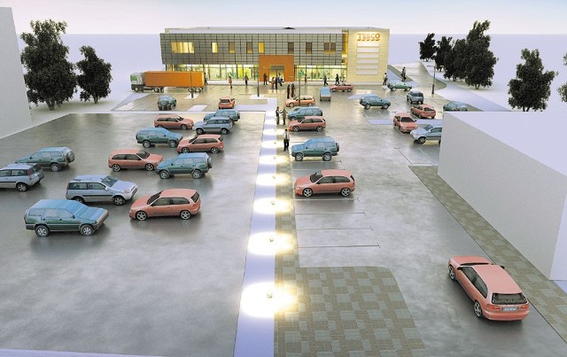 Tak ma wyglądać galeria oddana do użytku w październiku. Parking zaplanowano na 70 samochodów