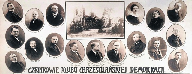 Tableau członków Klubu Chrześcijańskiej Demokracji w Sejmie Śląskim, 1922-1927