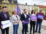 Konferencja prasowa Wiosny Roberta Biedronia w Tomaszowie Maz. [ZDJĘCIA, FILM]