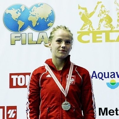 Karolina Krawczyk (Cement Gryf Chełm) została w tym roku w chorwackim Zagrzebiu wicemistrzynią Europy juniorek