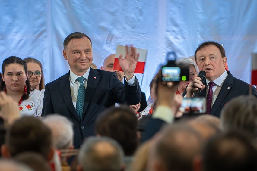 Andrzej Duda w Limanowej: Tutaj widać Polskę, aż chce się żyć