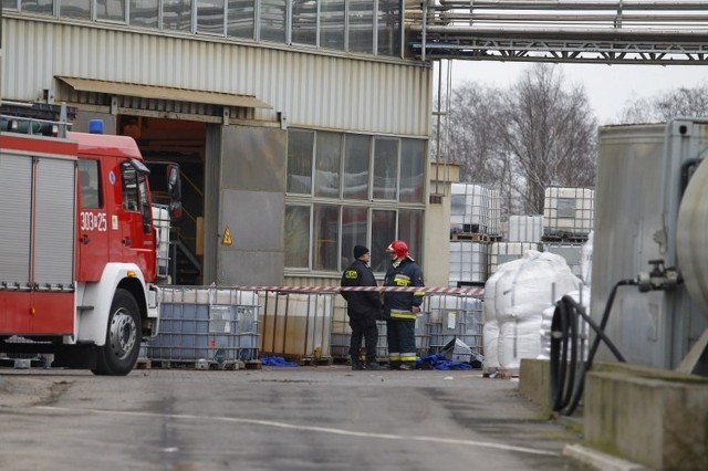 Do wypadku doszło na terenie zakładu produkującego nawozy przy ul. Kołodzieja.