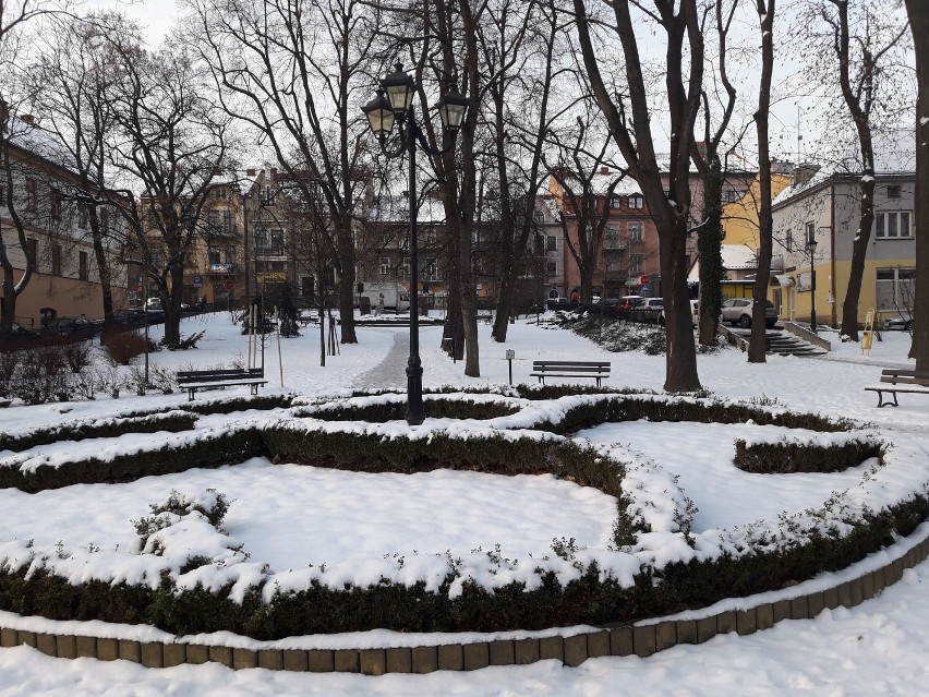 Bochnia pod śniegiem