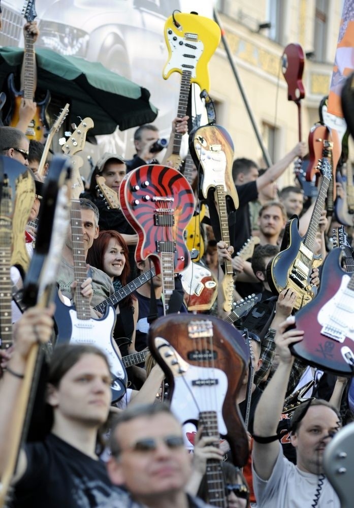 Gitarowy rekord Guinnessa pobity we Wrocławiu