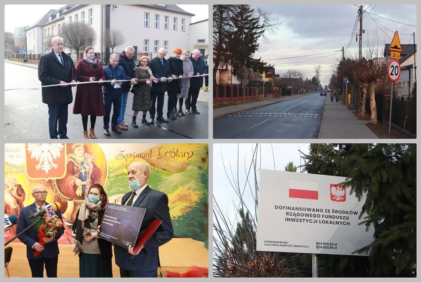 Otwarcie wyremontowanych dróg w Lubrańcu, 22 listopada 2021.