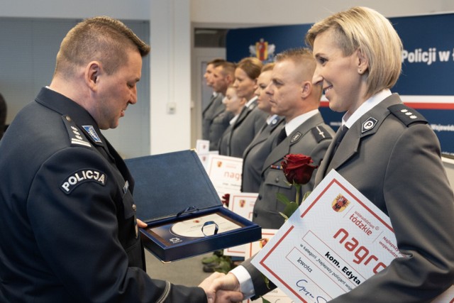 Policjantki i strażacy z Kutna wyróżnieni. Znaleźli się w gronie najlepszych w województwie