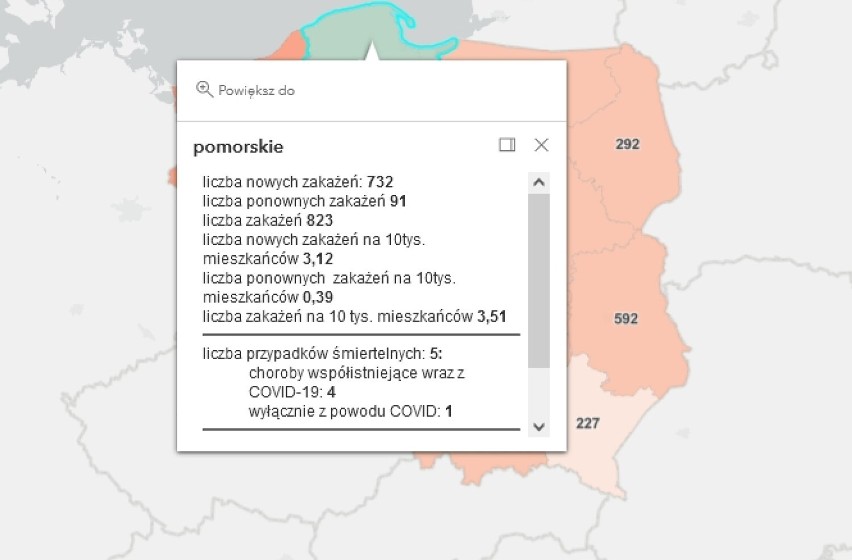 Pandemia koronawirusa - raport 20.02.2022 r.