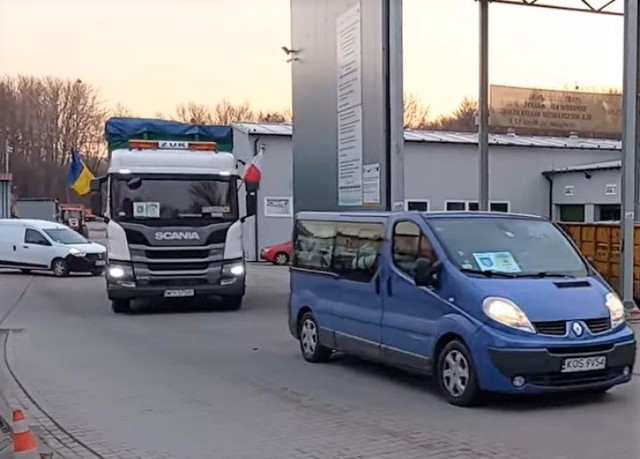 Kolejne transporty darów przekazane z Ballan-Mire i Mions k. Lyonu we Francji odjechały z Oświęcimia na Ukrainę