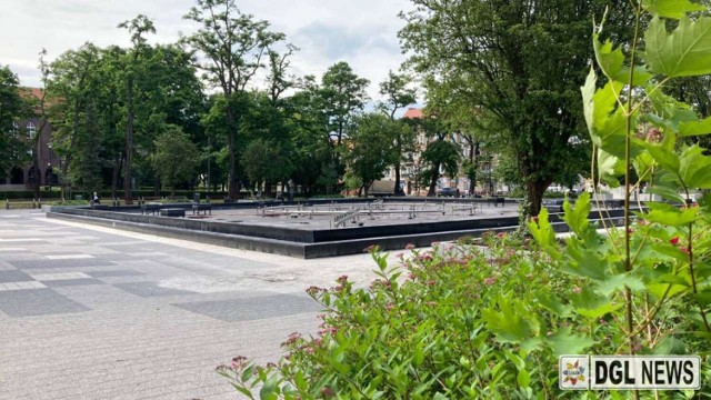 Fontanna w Parku Słowiańskim naprawiona