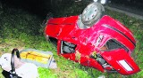 Pijany kierowca uciekł z miejsca wypadku