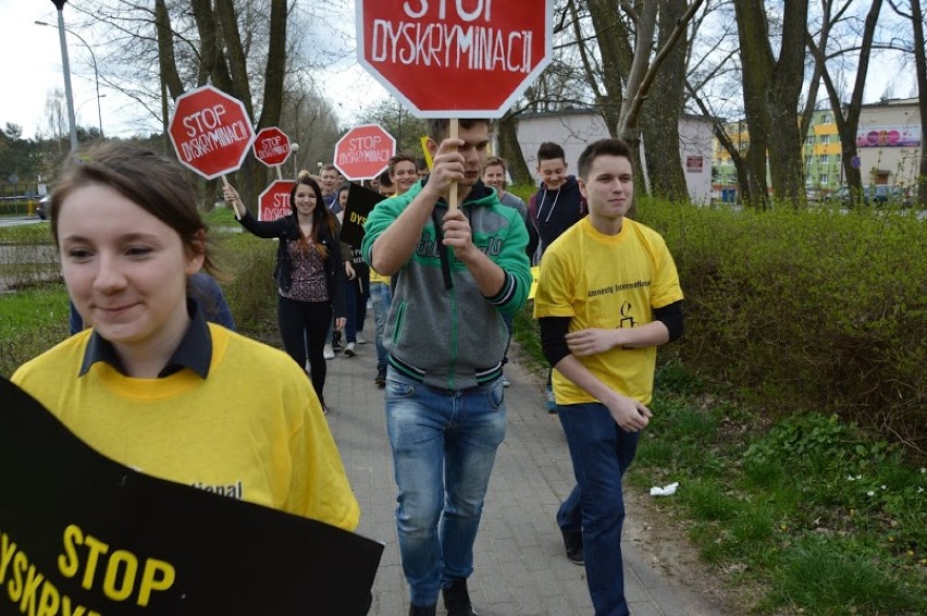 Uczniowie Zespołu Szkół Budowlanych w Zielonej Górze mówią STOP dyskryminacji! [zdjęcia]