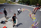 Skatepark Szczecinek: graffiti jam. Akcja Dobrych rzeczy [zdjęcia]