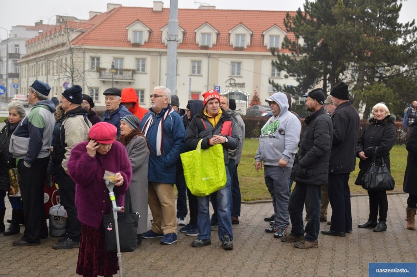 Miejska wigilia 2019 na placu Wolności we Włocławku [zdjęcia]