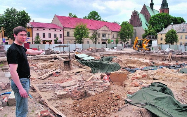 Beniamin Maciej Bujas ma nadzieję, że średniowieczny ratusz i kopalnia srebra zostaną wyeksponowane