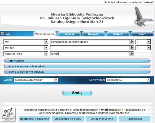 Instrukcja korzystania z Katalogu Wolnych Lektur