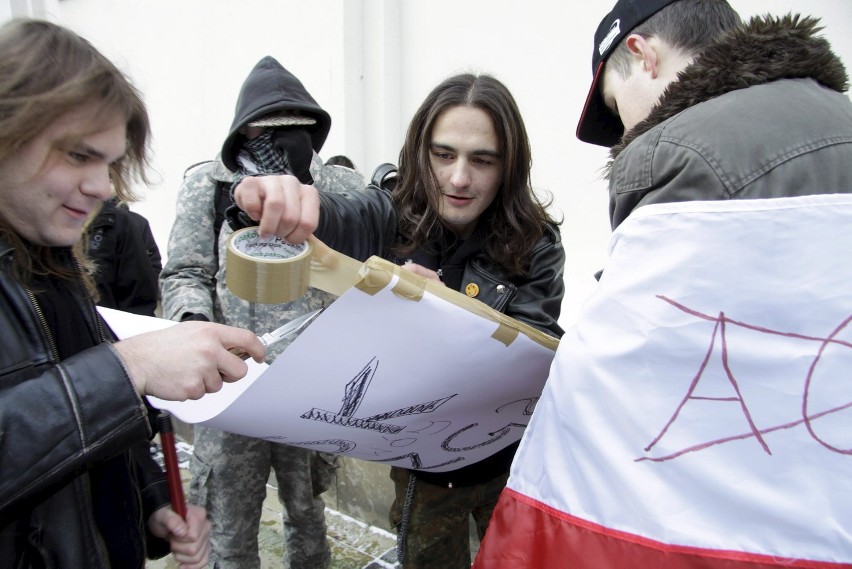 Protest przeciwko ACTA w Lublinie (ZDJĘCIA, WIDEO)