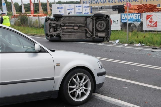 Czołowe zderzenie na obwodnicy Kościana