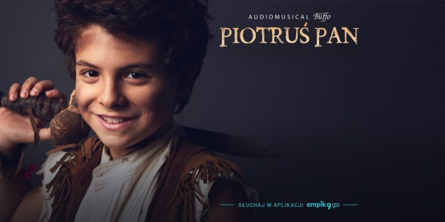 "Piotruś Pan" to audiomusical przygotowany przez Studio Buffo w postaci płyty kompaktowej lub aplikacji w Empik Go