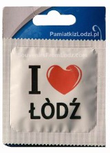 Prezerwatywa &quot;I love Łódź&quot;[ZDJĘCIA]