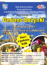 Zapraszamy na dożynki gminy Dziadowa Kłoda do Gołębic!