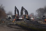 Remont DK91 w Częstochowie ruszył po długiej przerwie - ZDJĘCIA. Frezowanie, kucie, wyburzanie. Mają rok...